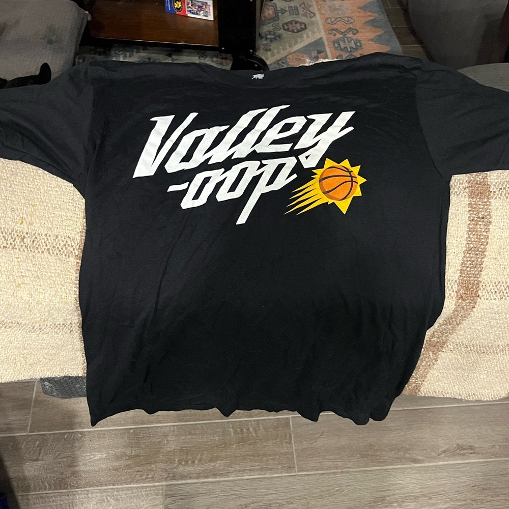 Valley-Oop Phx Suns unisex Black T-Shirt